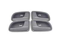 CFCKHPTHAZ Manijas Interiores Puerta Izquierda Y Derecha Grises Para KIA Para Rio 1.6L 2003-2005 82650-FD000 82620-FD000 82610FD000 82620FD000(LH RH 4PCS)