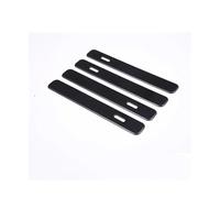 CFCKHPTHAZ Moldura De Manija De Puerta Exterior Para Land Rover Para Range Para Rover Para VELAR 2017 2018 ABS Cromado/fibra De Carbono Accesorios Para Automóvil(Matte black)