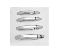 CFCKHPTHAZ Para CRV 2007 2008 2009 2010 2011 Cubierta De Manija De Puerta Lateral Exterior Negra Brillante(Plata)