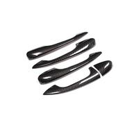 CFCKHPTHAZ Para Mercedes Para Benz C E GLC Class W205 W213 X253 2017 2018 Tirador Manija Puerta Exterior Automóvil Tapa Manija Puerta Textura Carbono Decoración(Handle Carbon style)