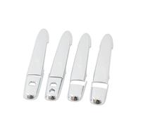 CFCKHPTHAZ Para Toyota Para Rush 2018-2022 2023 2024 Cromo Manija Puerta Lateral Tazón Cubierta Embellecedor Tapa Protectora Adhesivo Accesorios Estilocoche(ABS Chrome Plastic 1)