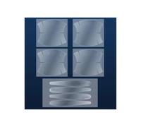 CFCKHPTHAZ Para Volvo V40 V60 V90 XC40 XC60 XC90 S60 S90 C50 C70 Para Rdesign Car PVC Película Protectora Antiarañazos Pegatina Embellecedora Manija Puerta(Clear -8pcs)