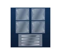 CFCKHPTHAZ Para Volvo V40 V60 V90 XC40 XC60 XC90 S60 S90 C50 C70 Para Rdesign Car PVC Película Protectora Antiarañazos Pegatina Embellecedora Manija Puerta(Clear -8pcs 2)