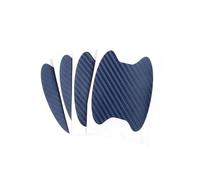 CFCKHPTHAZ Pegatinas Para El Tirador Puerta Coche Protector De Fibra De Carbono Antiarañazos Protección Para El Tirador Del Coche Accesorios Para El Coche(Blue 4pc)