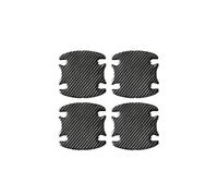 CFCKHPTHAZ Pegatinas Protectoras Contra Arañazos Cuenco Puerta Automóvil Protector Fibra Carbono Pegatina Automóviles Tira Protección Anticolisión Para Manija(Black carbon fiber 5)
