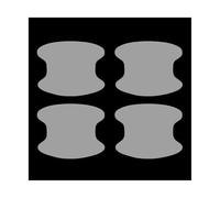 CFCKHPTHAZ Pegatinas Protectoras De Fibra De Carbono Manijas De Puertas De Automóviles Para Peugeot 206 307 308 3008 207 208 407 508 2008 5008 107 106(Transparency)