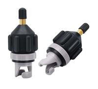 CFCMZTZPED Adaptador de Bomba Aire Universal for inflables, convertidor for Kayak, Barco, Bote, colchón, 2 uds(Black)