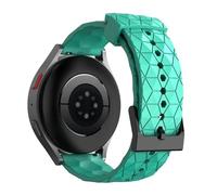 CFCMZTZPED Correa de silicona for Samsung Watch 7/6/5/4, for Huawei 4/GT5-4-3, for Xiaomi S3, pulsera deportiva for Amazfit GTR 4/GTS.(Water duck green,22mm width)