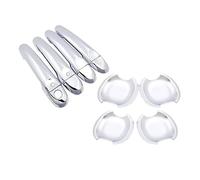 CFCPKOYOZD Juego De Molduras Adhesivas Para Manija Puerta Coche Para Renault Para Puls 2011 2012 2013 2014 2015 2016 2017 2018 2019 (HandleBowl 2 Button)