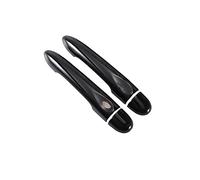 CFCPKOYOZD Para Renault Para Megane 3 MK3 III 2008 2009 2010 2011 2012 2013 2014 2016 Cubierta De Manija De Puerta Coche Negra Brillante (2Dr no key 1 button)