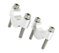 CFDEKOIB Torretas Manillar Moto Compatible con Suzuki DR125SM 2008-2014 DR200 1986 1987 1988 1989 DR250 1982-1989 22mm Adaptador Elevador De Manillar De Motocicleta