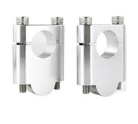 CFDEKOIB Torretas Manillar Moto Compatible con Suzuki para DR200 1986 1987 1988 1989 para DR250 1982 1983 1984 1985 1986 1987 1988 1989 22mm Soporte Elevador De Barra De Motocicleta Guía