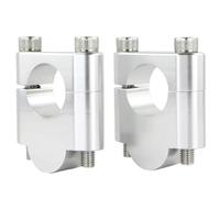 CFDEKOIB Torretas Manillar Moto Compatible con Suzuki para GSX650F 2008-2012 GSX1200 para Inazuma 1999-2001 GSX1400 2001-2008 Abrazaderas Y Elevadores para Manillar De Motocicleta
