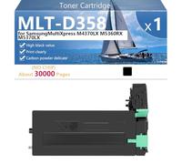 CFDFDA MLT-D358 Cartucho de Tóner Compatible para SamsungMultiXpress M4370LX M5360RX M5370LX Impresoras, Alto Rendimiento 30000 Páginas, Impresión de Alta Definición,Black-1 Pack