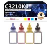 CFDFDA Polvo de Recarga de Tóner Compatible para Lexmark C3224dw C3326dw C3426dw MC3224adwe MC3224dwe MC3224i MC3326adw MC3326i MC3426adw MC3426i Impresora para Escuelas Bancos y Oficinas,1 Set