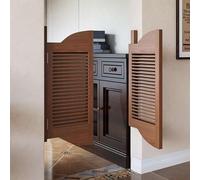 CFDZCP Bisagra De Acero Inoxidable For Puertas Batientes Dobles, Cafetería, Partición Entrada Cocina/Puerta/despensa, Puerta con Persianas Madera Maciza, Fácil Instalar(85x80cm(WxH))