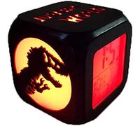 CFDZCP Despertador Digital Dinosaurios Reloj Despertador 3D Estéreo Silencio DIRIGIÓ Luz de Noche Reloj electrónico Habitación para niños Dormitorio Decorar