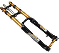 CFDZCP Horquillas para Bicicletas Horquilla de Bicicleta con suspensión de Ciclismo de 27,5 y 29 Pulgadas, 680 DH, Horquilla de Aire for Bicicleta de montaña Cuesta Abajo,(Schwarz)