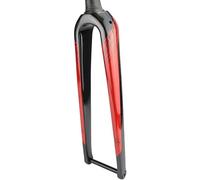 CFDZCP Horquillas para Bicicletas Horquilla De Bicicleta Horquilla Rígida De Fibra De Carbono Completa Horquilla De Bicicleta De Carretera 700c 1-1/2 '' Cónica 26 '' 27,5 '' 29 ''(Red)
