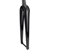 CFDZCP Horquillas para Bicicletas Horquilla De Bicicleta Horquilla Rígida De Fibra De Carbono Completa Horquilla De Bicicleta De Carretera 700c 1-1/2 '' Cónica 26 '' 27,5 '' 29 ''(Glossy Black)