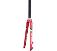 CFDZCP Horquillas para Bicicletas Horquilla Delantera For Bicicleta con Suspensión De Ciclismo, H For Ruedas De 26, 27,5 Y 29 Pulgadas, 1-1/8"(Red,26inch)