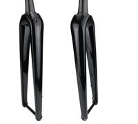 CFDZCP Horquillas para Bicicletas Horquilla Rígida De Fibra De Carbono 700c Horquilla For Bicicleta De Carretera 1-1/2 '' Cónica 26 '' 27,5 '' 29 '' Horquilla(Glossy Black)