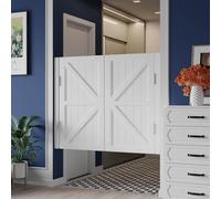 CFDZCP Puerta Batiente De Madera Maciza, Puertas Batientes For Cafeterías, Bisagra Acero Inoxidable, Bajo Nivel Ruido, Puerta Divisoria(85x90cm)