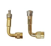 CFEWV 3 Piezas de Prolongador para Válvula de Neumáticos en Ángulo de 90°, Adaptador para Válvula para Coche, Moto, Bicicleta, Scooter, Válvula Automática Práctica, para Inflado Fácil