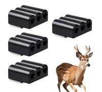 CFEWV 4 Piezas Ahuyentador De Animales Para Coche, Disuasión Ultrasónica, Auyentadores De Jabalies, Protégete De Encuentros Peligrosos Con Un Dispositivo Anti Animales Coche(Negro, B)