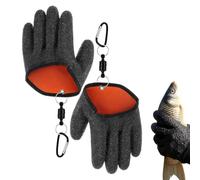 CFEWV Guantes de Pesca Impermeables de Látex, con Cierre Magnético, para Pesca Carnívora, Caza y Safari, Cómodos y Fáciles de Transportar, Protección contra la Intemperie