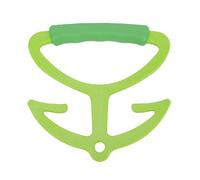 Cffuvros 2 portabolsas de comestibles con y transporte, mango Mammoth Grips con capacidad para hasta 80 libras, soporte para bolsas de plástico ABS TPR resistente con agarre