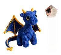 CFGTEKMB Amigo de Peluche de Dragón de Bolsillo para Apoyo Emocional, Alivio de Ansiedad, Tranquilidad, Comodidad y Motivación, Regalo para Amigos, Estudiantes, Exámenes y Estrés, Pequeño,Azul