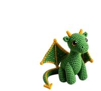 CFGTEKMB Amigo de Peluche de Dragón de Bolsillo para Apoyo Emocional, Alivio de Ansiedad, Tranquilidad, Comodidad y Motivación, Regalo para Amigos, Estudiantes, Exámenes y Estrés, Pequeño,Verde