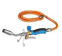 CFH 52060 GT2000 - Soldador turbo (con boquilla para gas comprimido) | Temperatura de trabajo de 800 °C, diámetro de 24 mm, quemador de soldadura turbo, incluye manguera de gas de 1,5 m y soporte