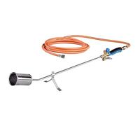 CFH Flameador Profi PA 079 - Incluye manguera de gas de goma de 5 m de 3/8", quemador de malas hierbas, conexión a bombonas de gas, ideal para eliminación de malas hierbas y trabajos de alquitrán y