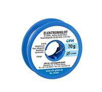 CFH Kit electrónico EL 324, Ø 1,0 mm - Soldadura con fundente sin plomo 70 g, soldadura ideal para soldadura fina precisa en electrónica y ingeniería eléctrica, fabricado en Alemania