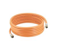 CFH Manguera de gas de goma VS 760 - 5 m manguera de gas de goma con conexión G 3/8 pulgadas LH a ambos lados, para aparatos de combustión y aparatos de soldadura de gas, GLP, propano/butano, 20 bar