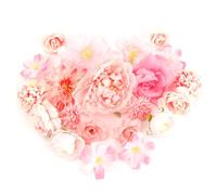 CFifHtOL 21 flores artificiales para manualidades, color rosa, flores artificiales de primavera, decoración de flores, perfectas para tapas de graduación, decoración de bodas y tartas, ideales para