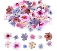 CFifHtOL Mini flores artificiales, flores artificiales para manualidades, cabezas de flores, decoración