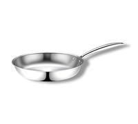 Cflagrant® - Sartén de acero inoxidable Triply (acero inoxidable, 18/10, sin PFAS/PFOA/PTFE/cadmio y sin revestimiento antiadherente, 32 cm)