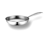 Cflagrant® Sartén de acero inoxidable Triply Inox 18/10 sin PFAS/PFOA/PTFE/Cadmio y sin revestimiento antiadherente (26 cm)
