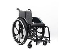 CFMAIF CFMAIF Silla de ruedas plegable ligera, Autopropulsable, Frenos de mano, ruedas extraíbles, Antivuelco, reposapiés extraíbles, Para minusválidos(Silver,36cm/14.1in Seat)