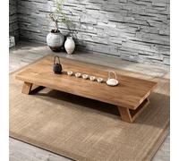 CFMAIF Mesa Baja de Tatami, de Madera Maciza, Mesa de meditación