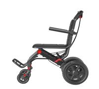 CFMAIF Silla ruedas autopropulsada plegable, Ligera, aluminio, Frenos manuales, Antivuelco, Silla de Ruedas de tránsito para minusválidos(38cm/14.9in seat,Sports)