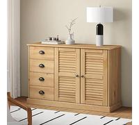 CFODOJ Muebles y almacenaje, bufés y aparadores con cajones VIGO, 113 x 40 x 75 cm, madera maciza de pino