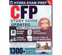 CFP Study Guide 2025-2026 UPDATED: All-in-One, Comprising 1300+ Verified Questions and Explanations and 99+ Hours of Online Tools, Updated for the Certified Financial Planner Certification Exam