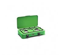 CFParker Estufa de gas GLP 2 Fuegos para exterior Green Apple Made in Italy - 5326VSPGP