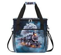 cfpolar Bolsa de transporte para cafetera, bolsa de almacenamiento de viaje para máquina de café, compatible con K-Mini y K-Mini Plus, funda portátil de una sola porción para cápsulas K-Cup, tren de