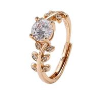 cfpqv Anillo completo de corazón a corazón con apertura ajustable, joyería simple de mano, estilo japonés, anillo de pareja, anillos grabados, talla única, Metal, Sin piedras preciosas