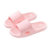 cfpqv Chanclas de baño antideslizantes para mujer, pantuflas de masaje cómodas, chanclas de baño ultraligeras, pantuflas de baño ultrasuaves, zapatillas de ducha planas con suela antideslizante